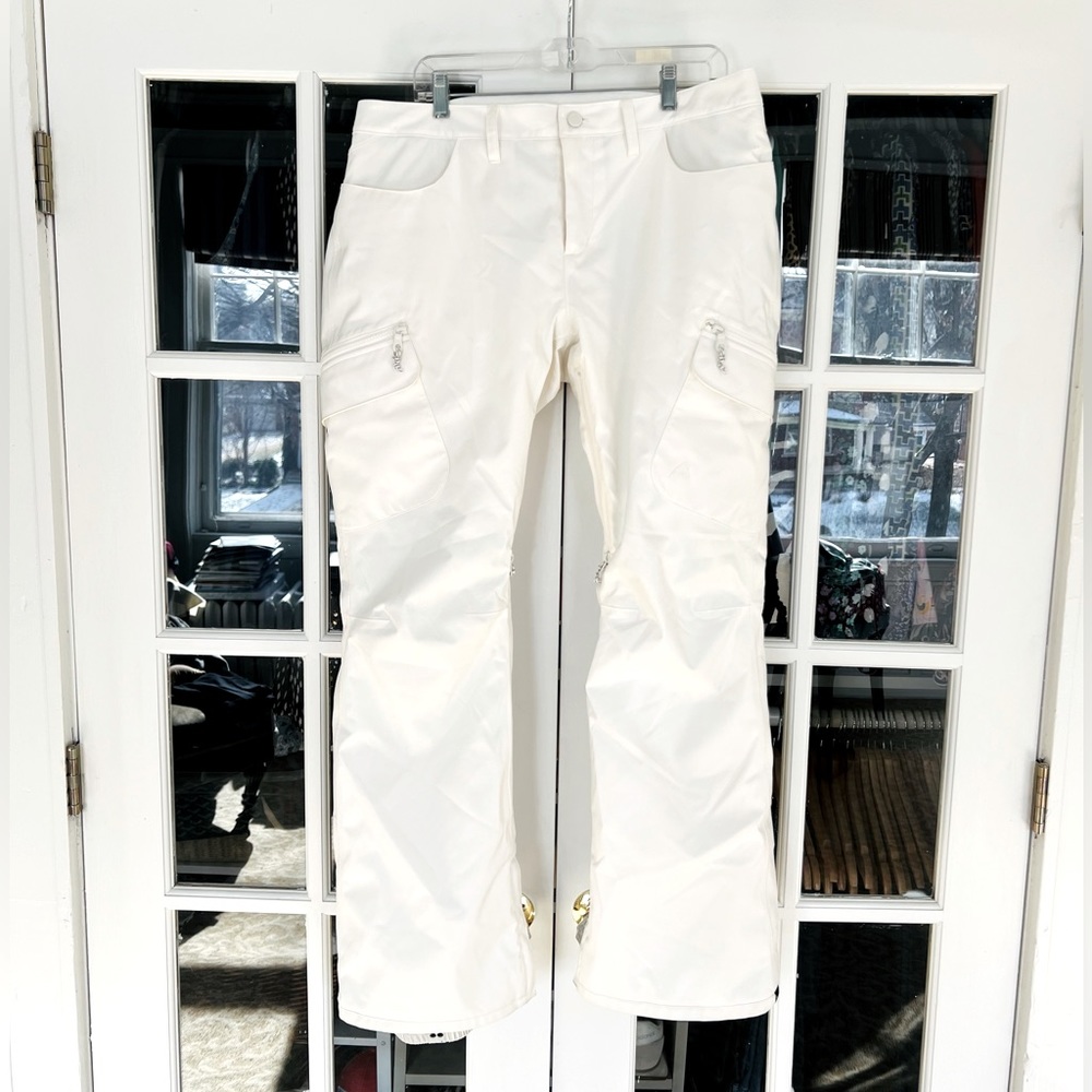 Burton XL Gloria snowboard/ski pants, white